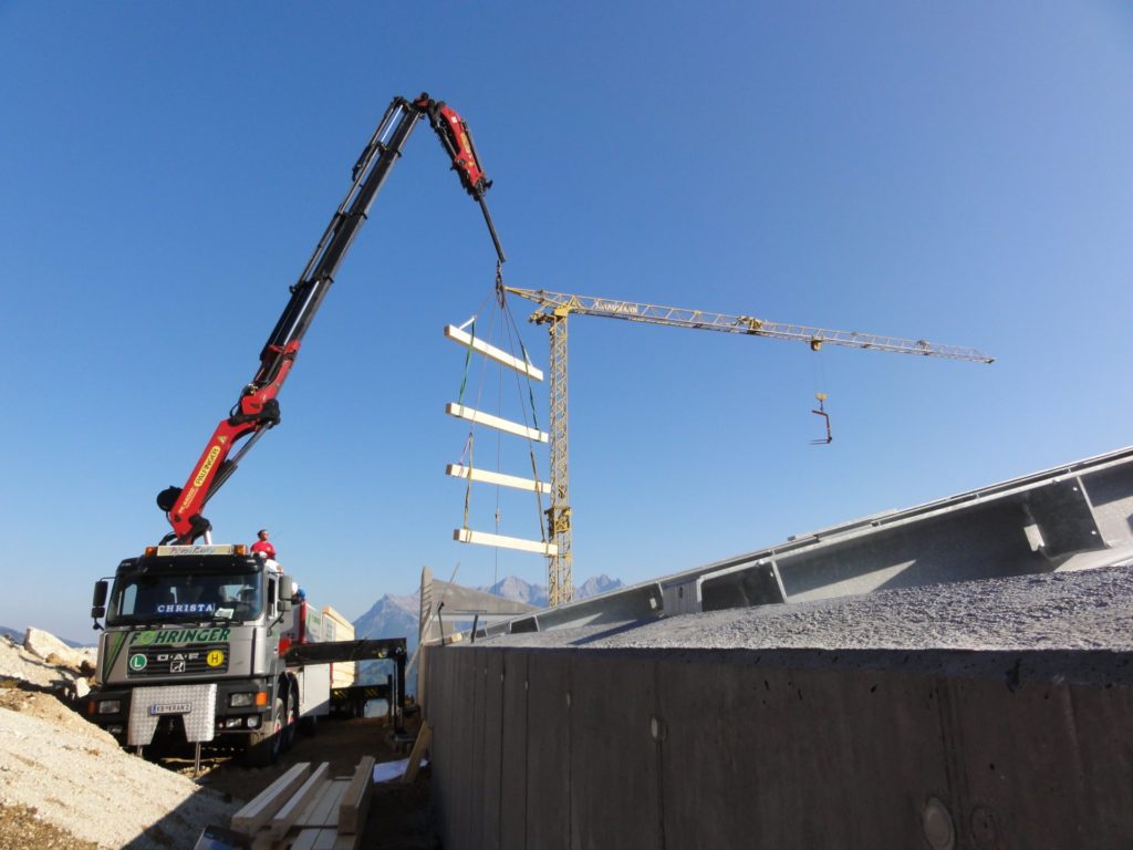 Neubau Talstation Gondelbahn Reckmoos in Fieberbrunn