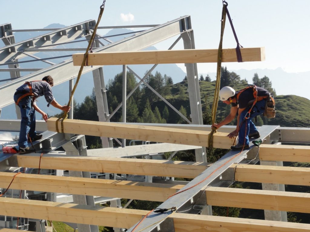 Neubau Talstation Gondelbahn Reckmoos in Fieberbrunn