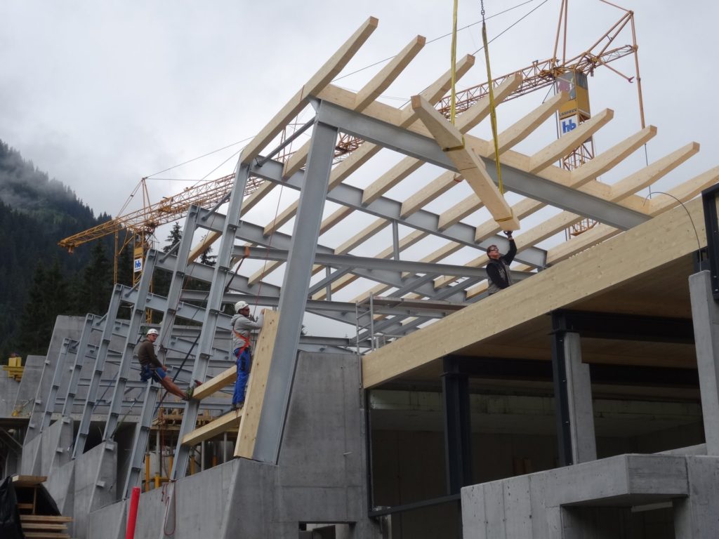 Neubau Liftstation für Gondelbahn in Fieberbrunn