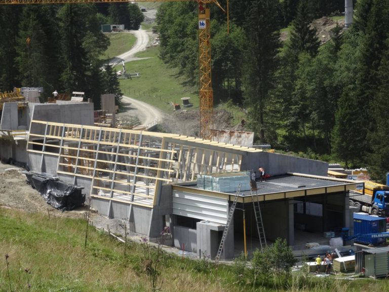 Neubau Liftstation für Gondelbahn in Fieberbrunn