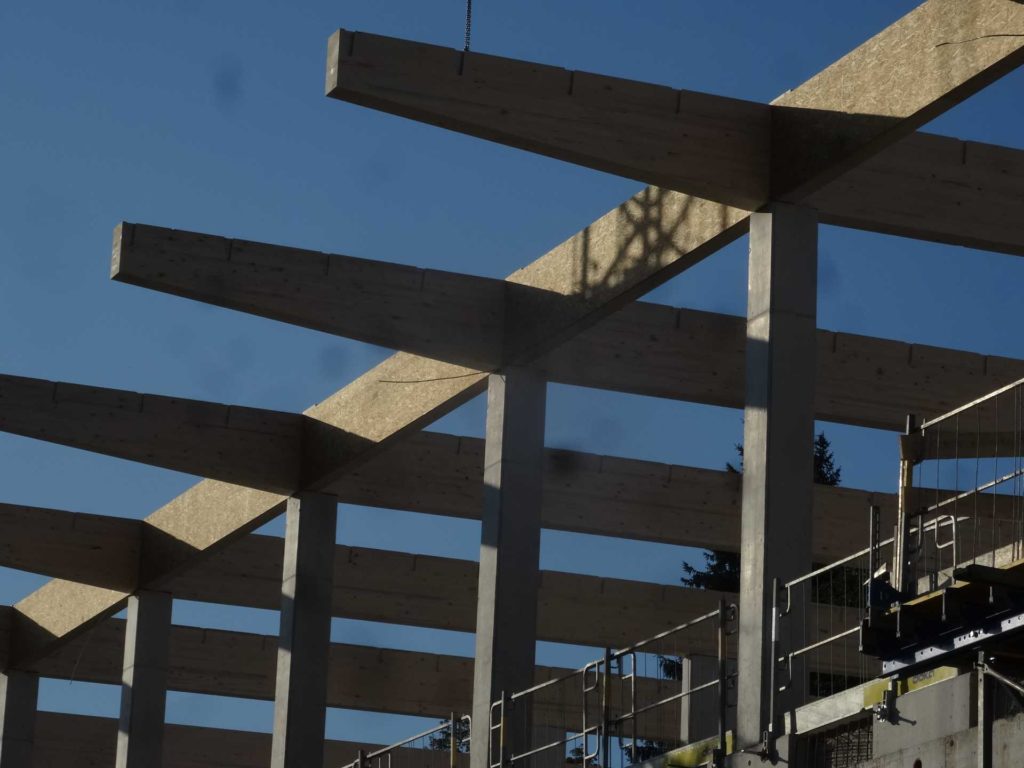 Dachkonstruktion Produktionshalle in Fieberbrunn